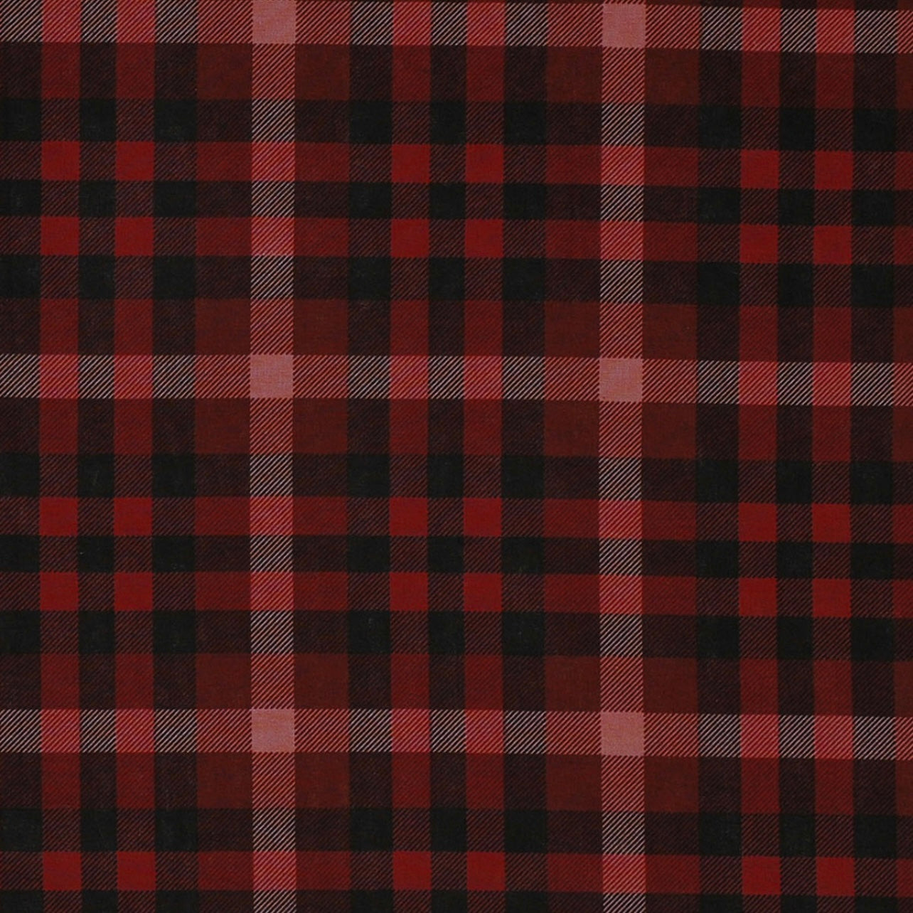 Red Plaid Scrunchie
