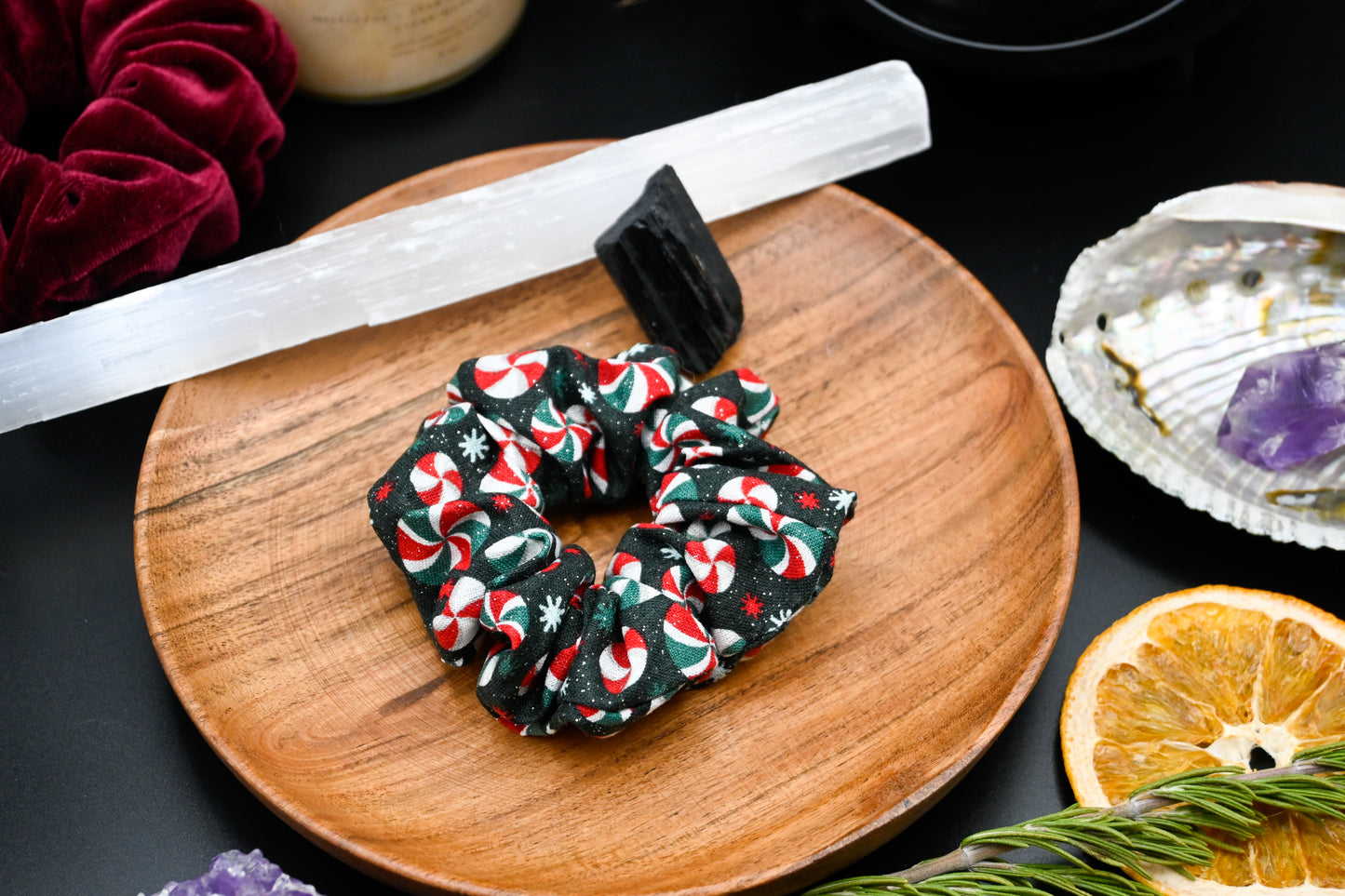 Peppermint Scrunchie
