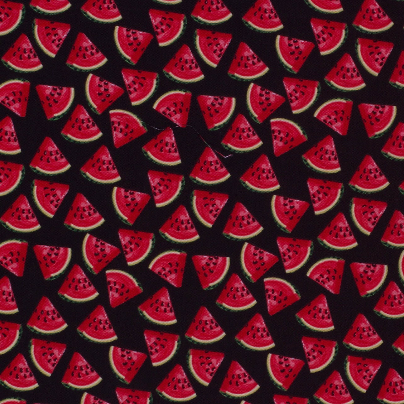 Black and Red Watermelon Scrunchie