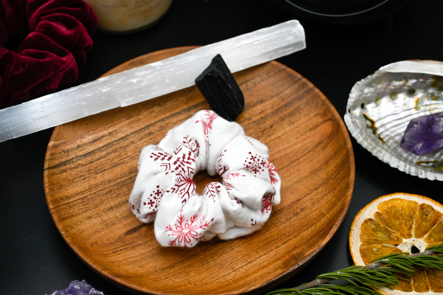 Snowflake Scrunchie