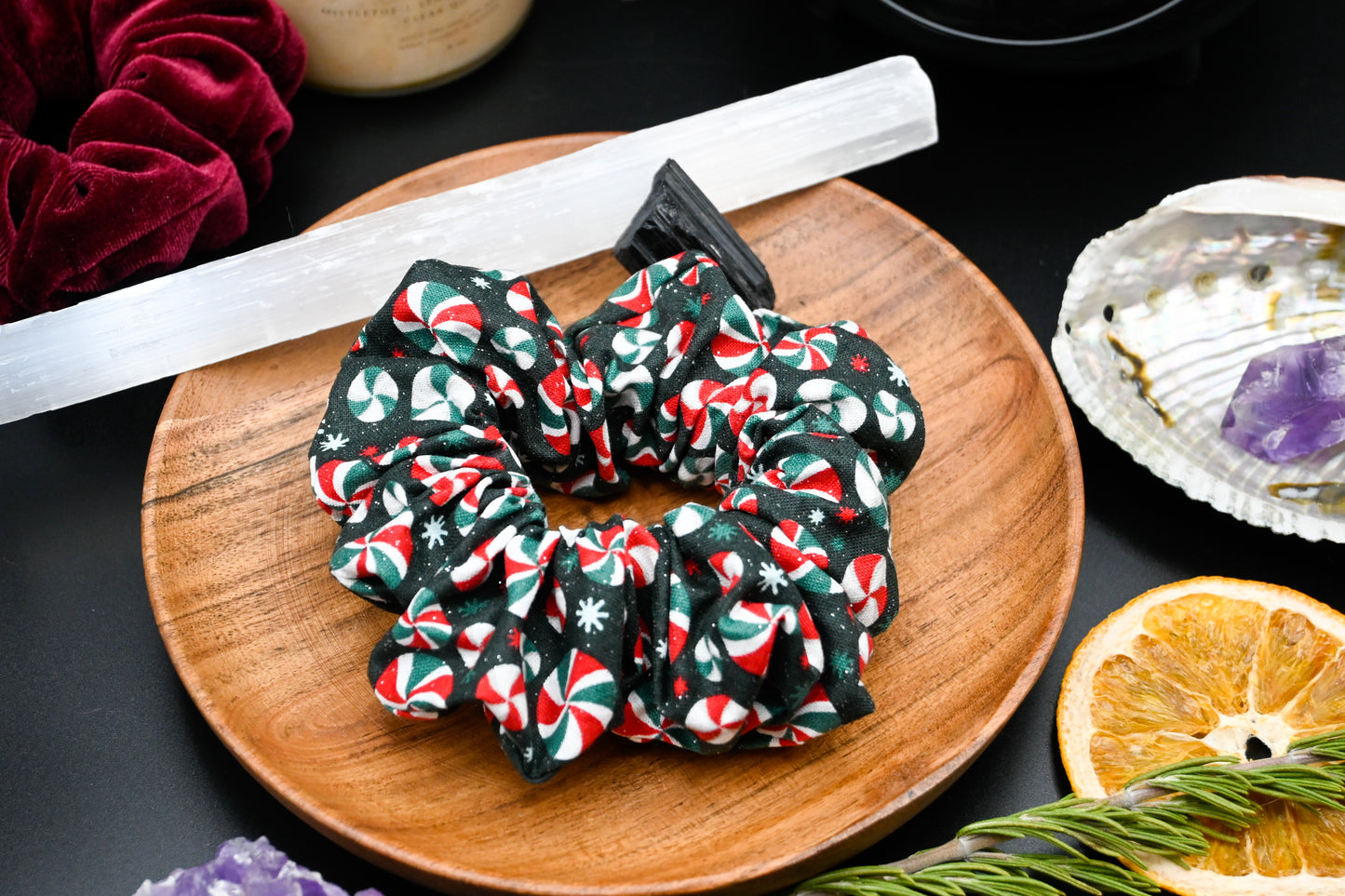 Peppermint Scrunchie