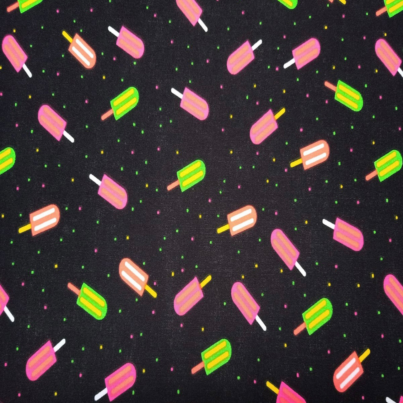 Retro Space Popsicles Scrunchie