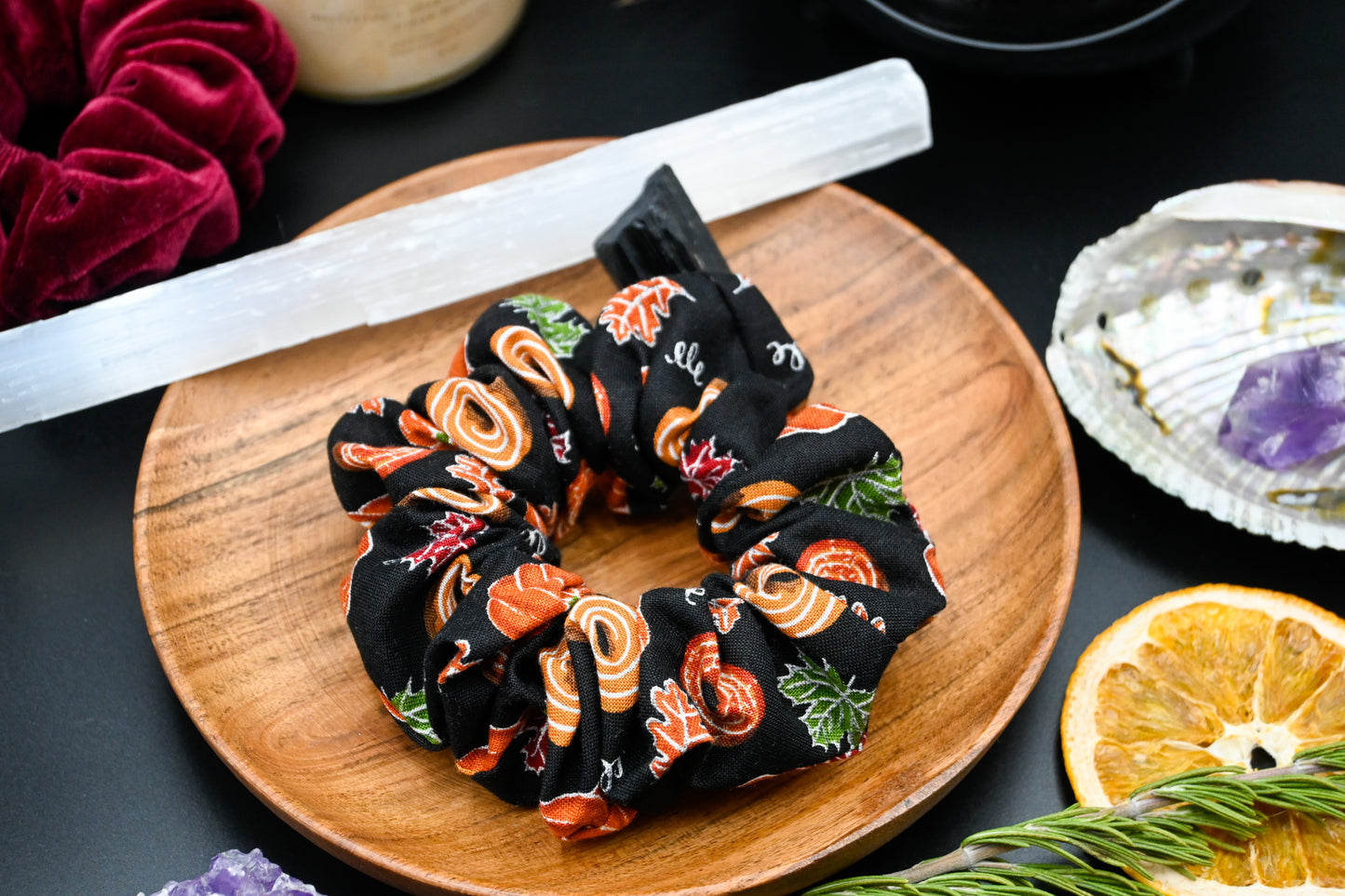 Fall Doughnuts Scrunchie