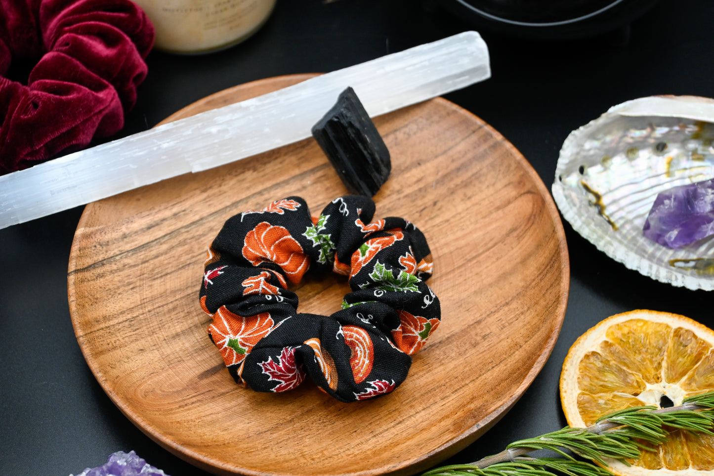 Fall Doughnuts Scrunchie